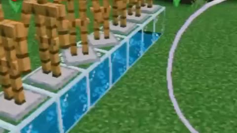 Minecraft build trick