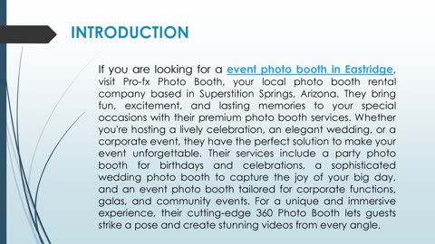 If you are looking for a event photo booth in Eastridge