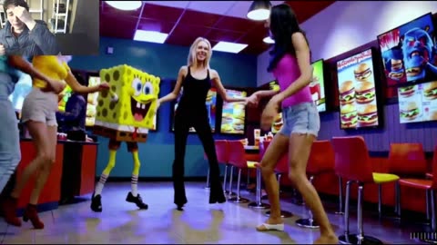 Outtake #993 Of The SpongeBob SquarePants Dancing With Women At A McDonald's Fake Funny Parody Video