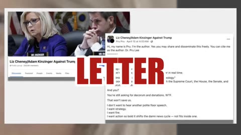 Fact Check: Liz Cheney Did NOT Write Viral Letter to Democrats Saying 'I Need More From You'