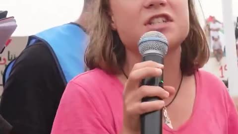 Greta Thunberg appears furious.