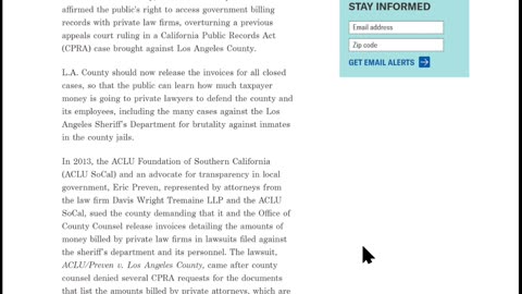 The Watchdog Who Exposed Los Angeles County Secret Legal Spending — Eric Preven