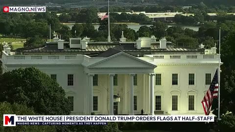 🇺🇸 The White House | Flags Lowered to Half-Staff for Catholic School Victims in Minnesota [LIVE]