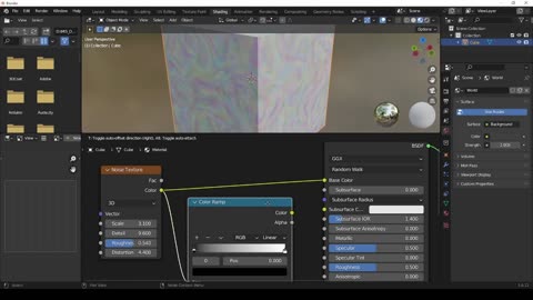 Blender basic (Nodo textura - noise)