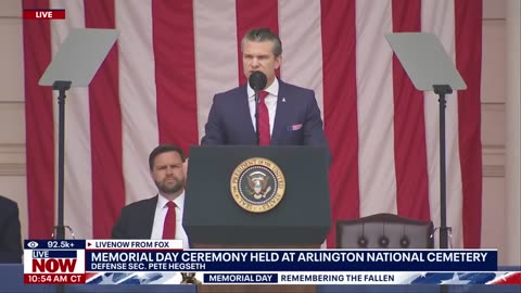 Break News MEMORIAL Day: Pete Hegseth remarks at Arlington National Cemetery