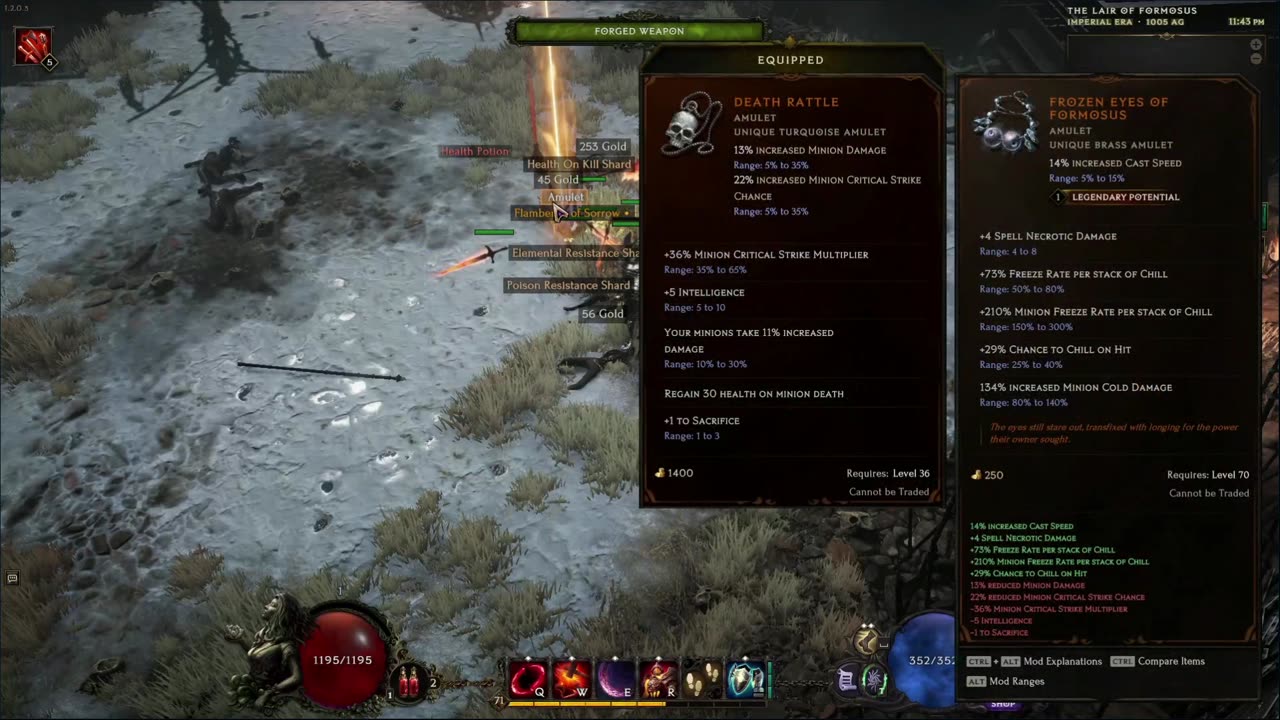 Last Epoch end game mapping