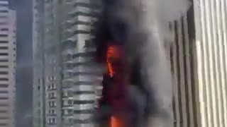 ⚡️A massive fire has broken out in a skyscraper in Dubai.