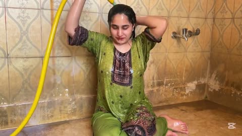 Today very Hot Weather Desi Vlog cold water