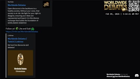 0321 WIDESTREAM - Widestream Debates - YouTube/Twitch/Rumble