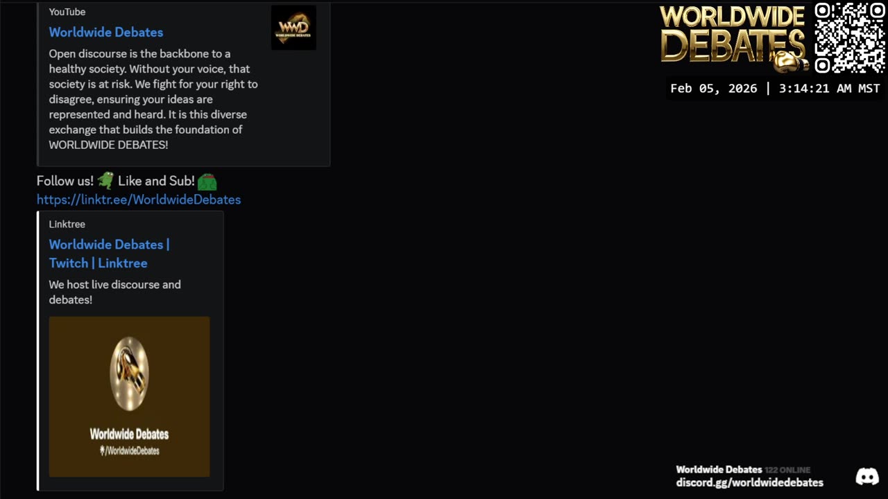 0321 WIDESTREAM - Widestream Debates - YouTube/Twitch/Rumble