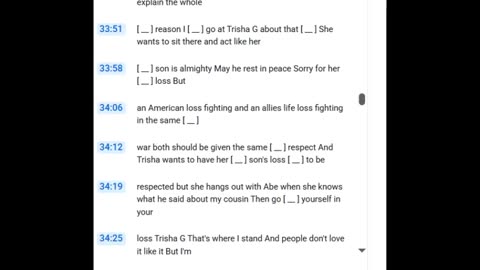 Deana 100% condoned what Jake the Nonce said about Trisha's son