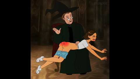 Professor McGonagall Spanks Emma Watson
