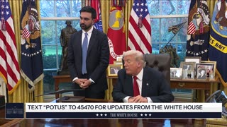 President Trump Meets with Zohran Mamdani, Mayor-Elect, New York City
