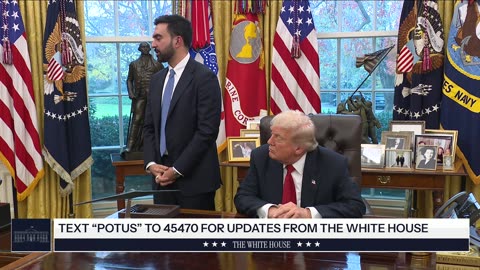 President Trump Meets with Zohran Mamdani, Mayor-Elect, New York City