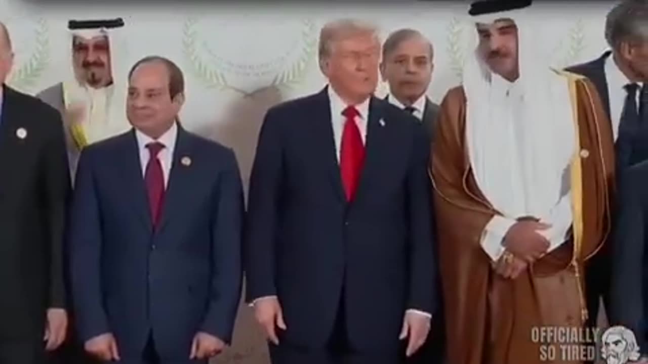 World leaders lining up