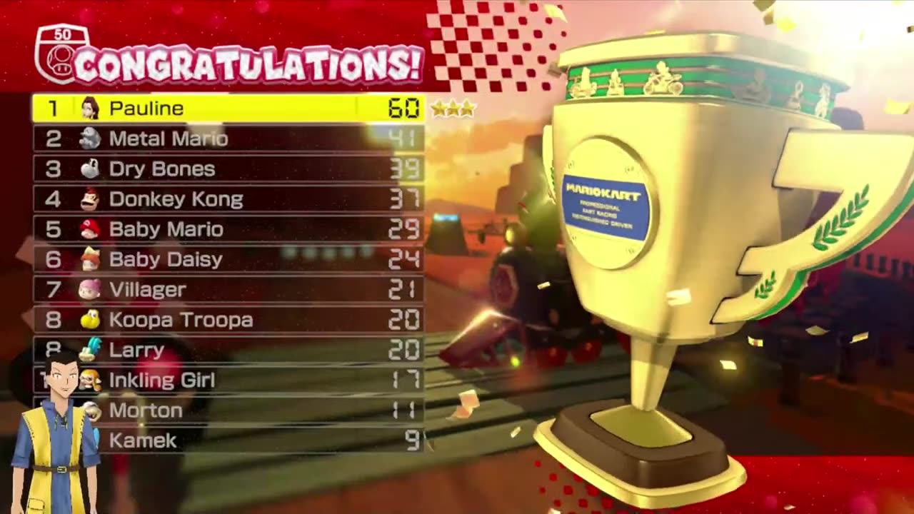 Mario Kart 8 Deluxe (Switch1) Pauline runs!
