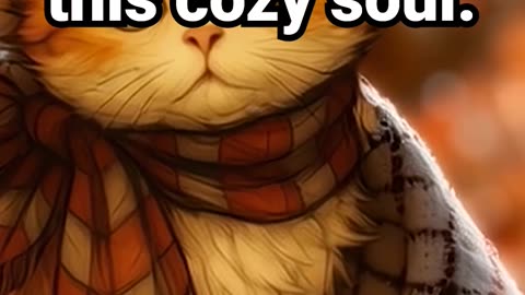 Like if you’d share tea with this cozy soul #autumndecor #anxietymanagement #stressrelief