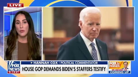 Hannah Cox: Biden's doctors, staffers requested to testify on alleged cover-up
