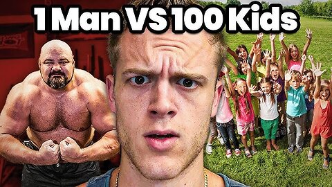 1 man vs 100 kids