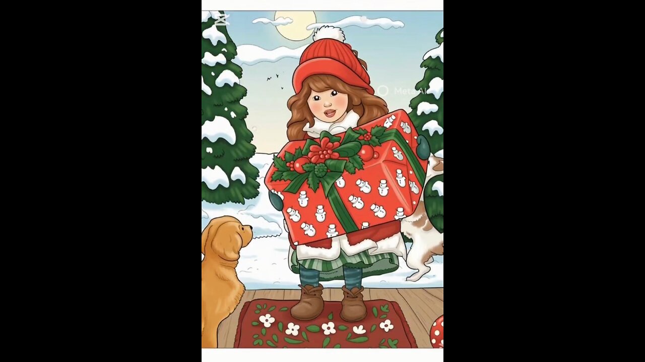 Holiday coloring magic