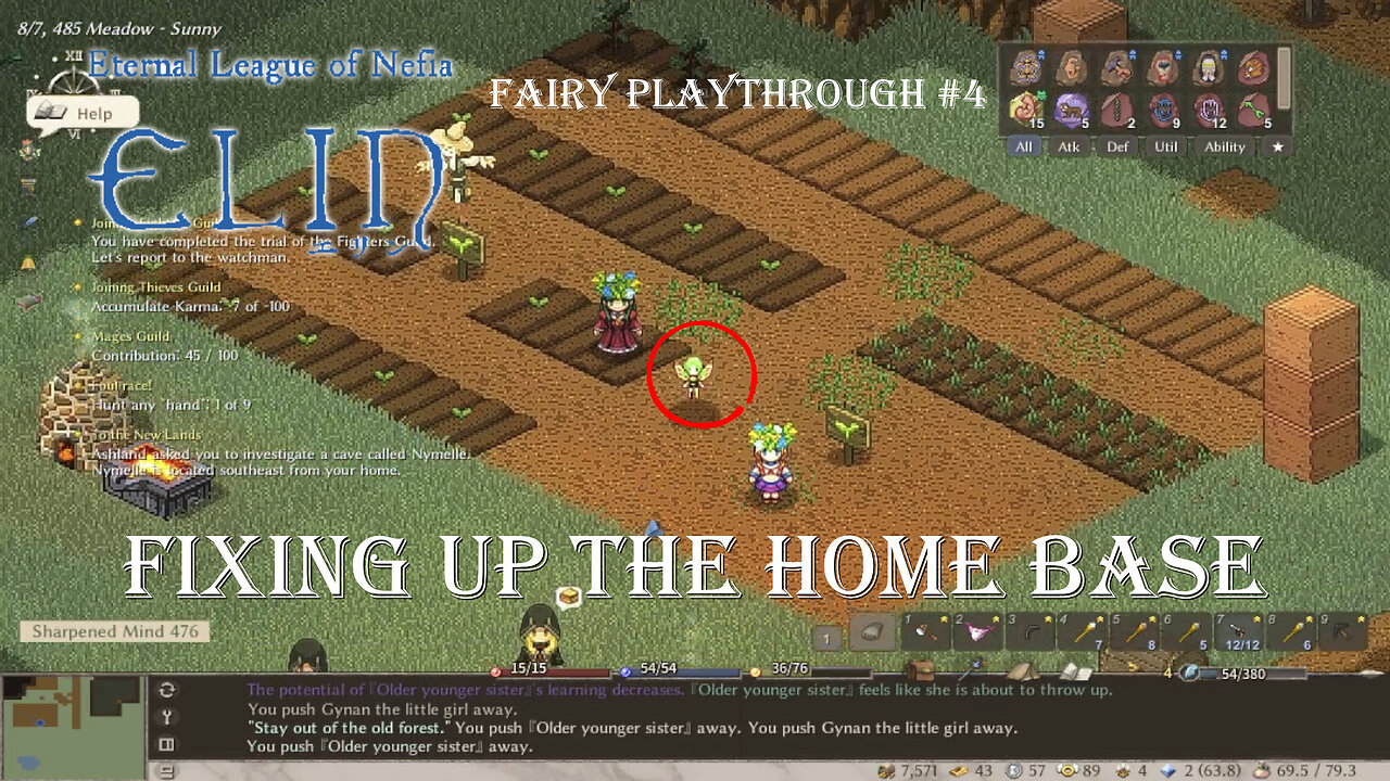 [Elin] Fairy Adventures #4: Fixing Up My Home Base