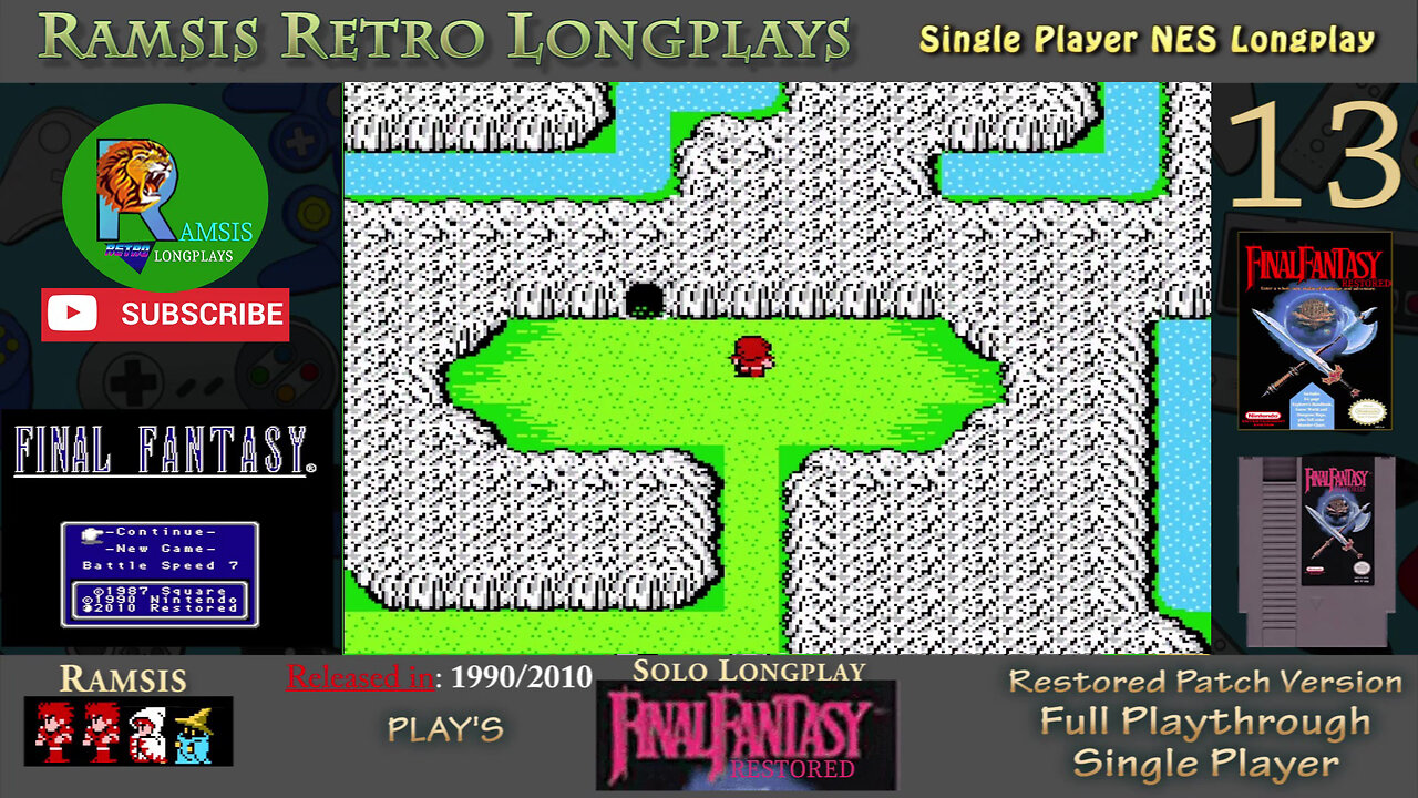Final Fantasy Restored + (NES) | Into the Ice Cavern | Episode #13