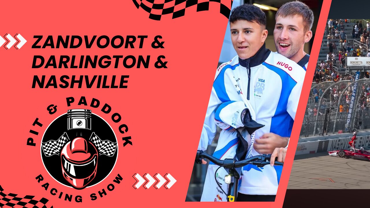 S02E32 F1 at Zandvoort & NASCAR at Darlington & Indycar at Nashville