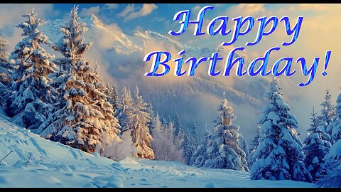 Happy Birthday 3D - Happy Birthday - Happy Birthday To You - Happy Birthday Song Video Card