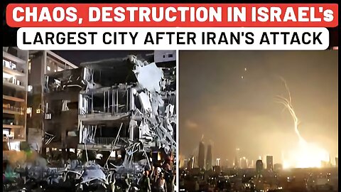 Chaos In Israel's Largest City As Iran's Revenge Attack Causes Damage; Tehran Hits 150 Targets