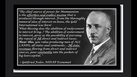 Gottfried Feder - Manifesto for the Abolition of Enslavement to Interest on Money (1919)