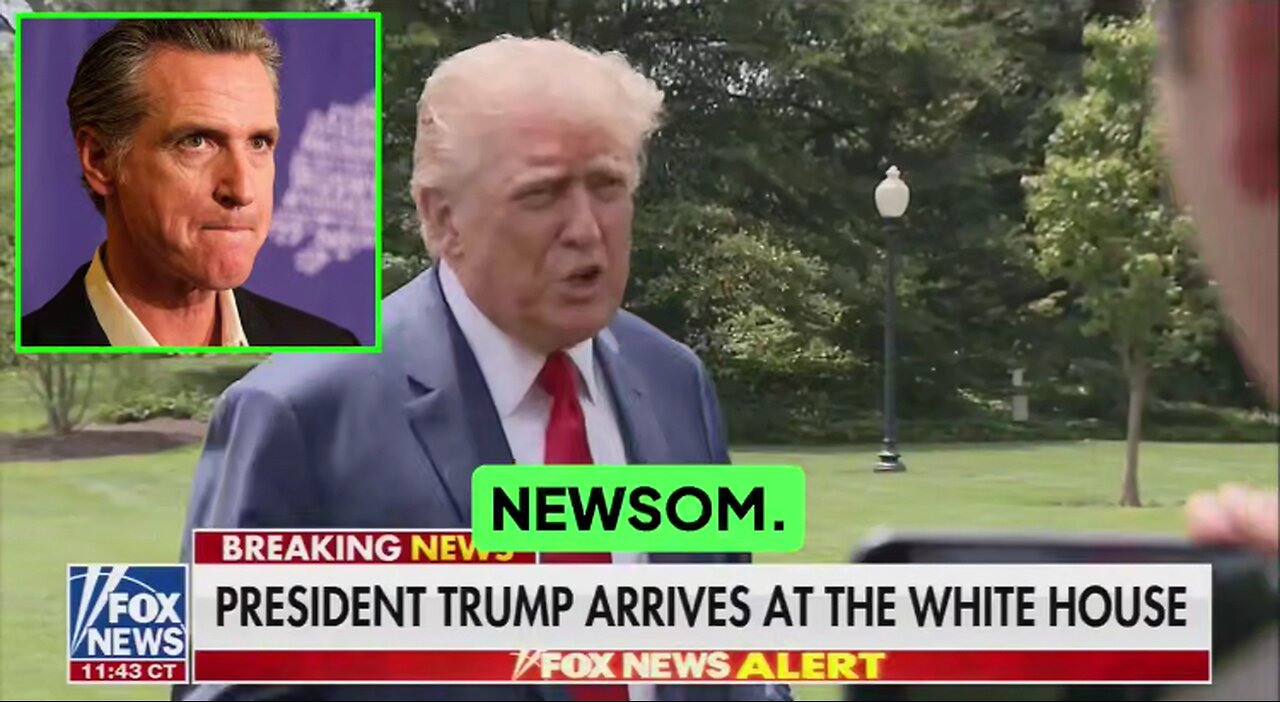 Trump TORCHES Newsom over LA riots