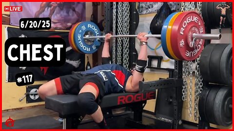 🔴 Gym Stream: Chest | 6/20/25 | #118 ✨