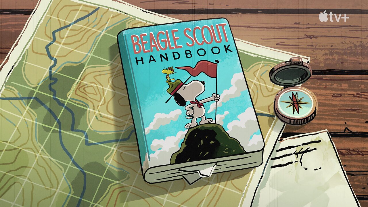 squirrels pistov the Snoopy Show bagel scout handbook