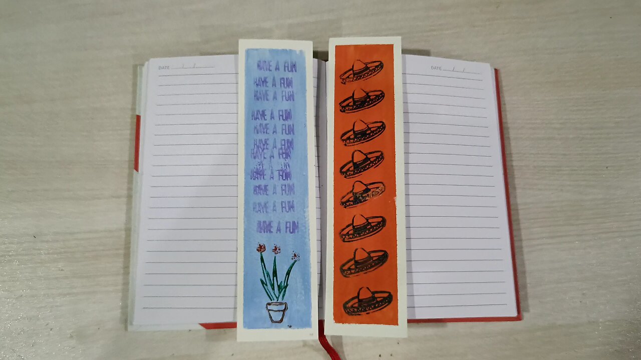 Diy book mark