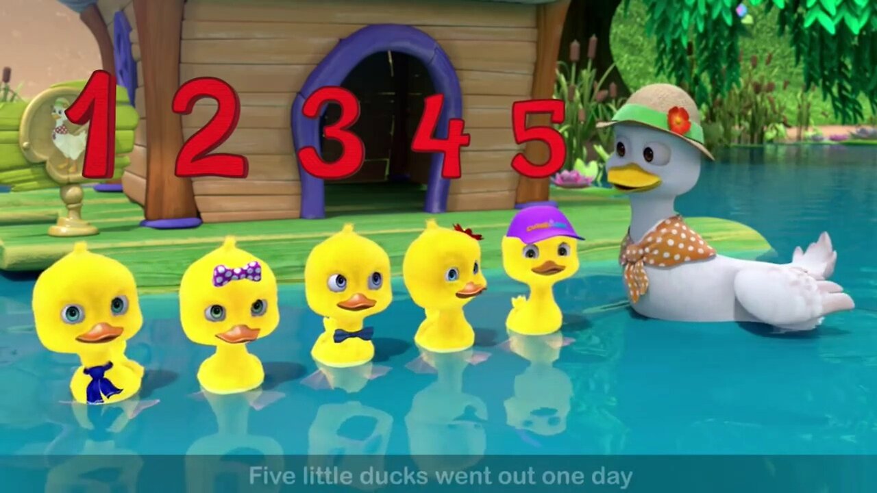 Five Little Ducks - 2 Song for Kids