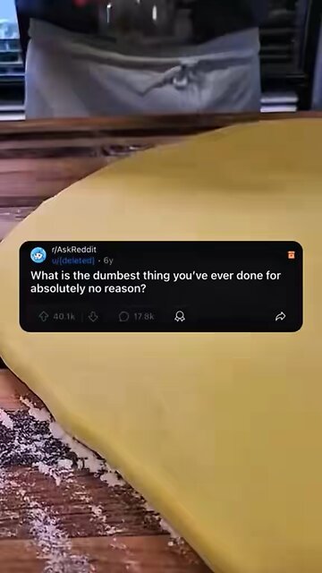 One time when I was 16