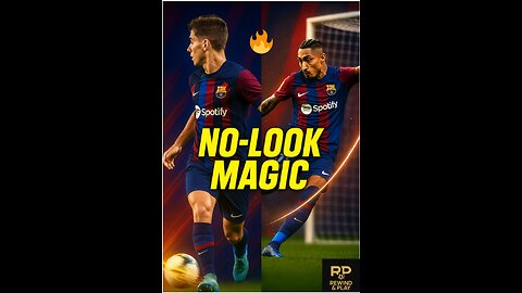 No-Look Magic: Fermín López → Raphinha | Barcelona vs Valencia (LaLiga)