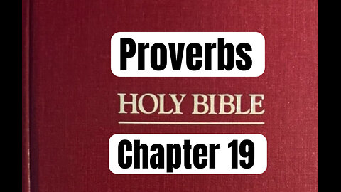 Proverbs Chapter 19