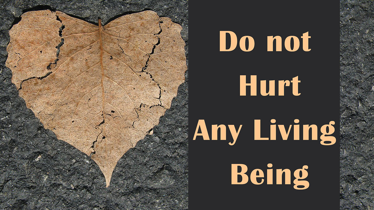 Do not Hurt any Living Being!