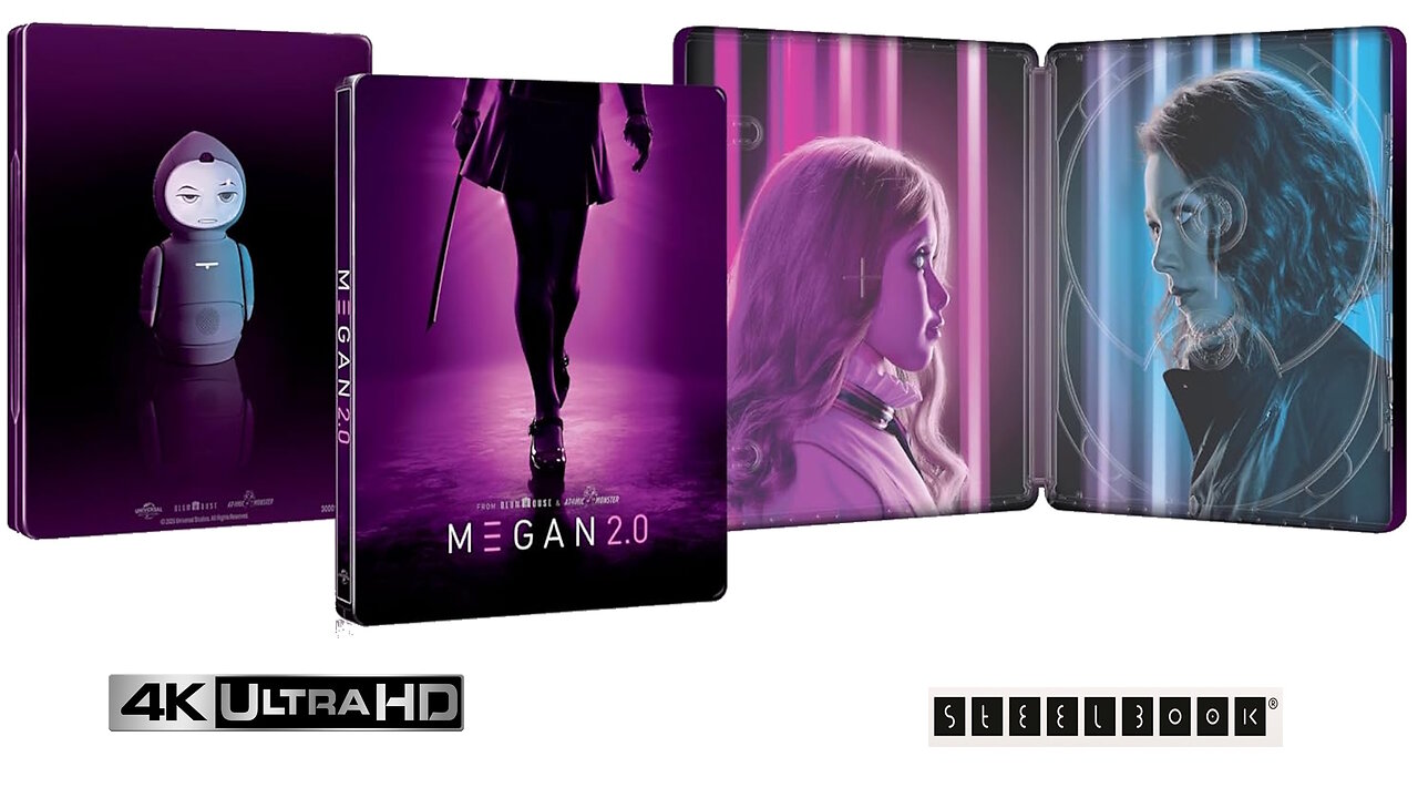 M3GAN 2.0 [Limited Edition Steelbook 4K UHD & Blu-ray]