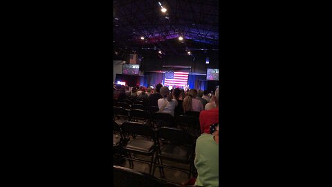 At Charlie Kirk Tribute in Sarasota