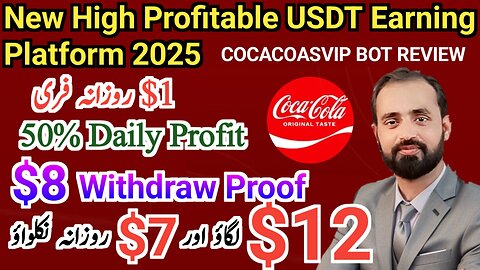 New Best High Profitable USDT Money Making Platfiorm | Join To Get $1 Free | 60% Daily Profit