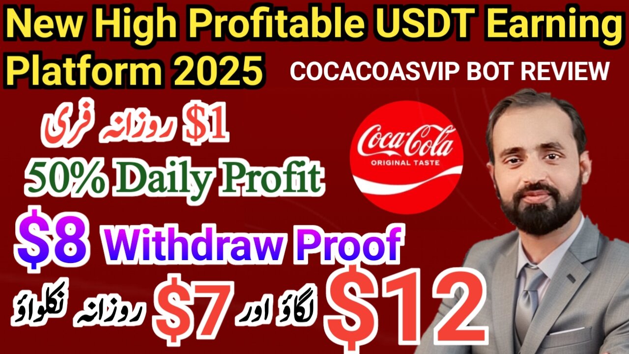 New Best High Profitable USDT Money Making Platfiorm | Join To Get $1 Free | 60% Daily Profit