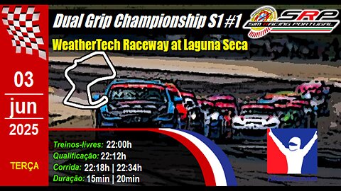 🇵🇹 [iRacing Live] 🇵🇹 Dual Grip Championship S1 @ WeatherTech Raceway at Laguna Seca