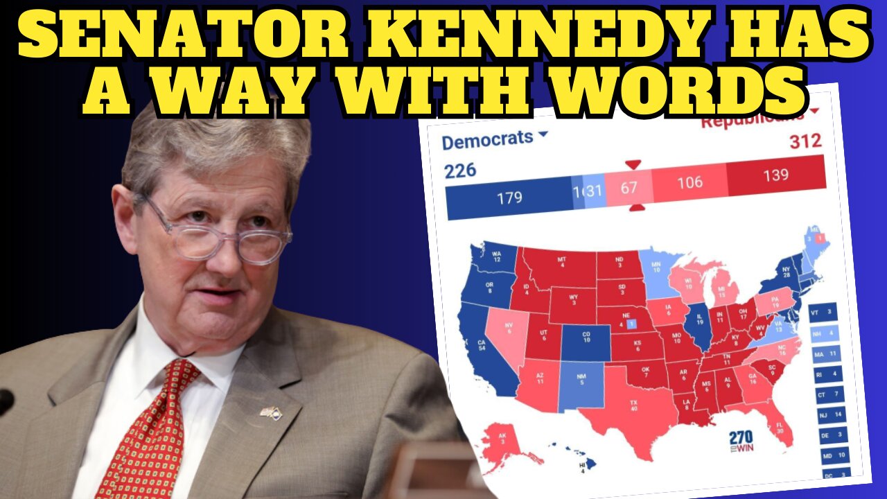 Sen. Kennedy Finds it CRAZY that Democrats Would Oppose Election Integrity