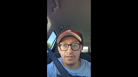 in the car