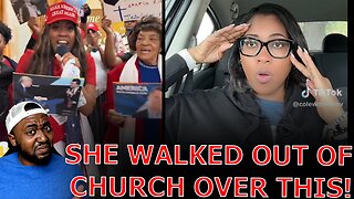Liberal Black Woman On Verge Of Tears WALKS OUT Church Over Pastor Supporting Charlie Kirk!