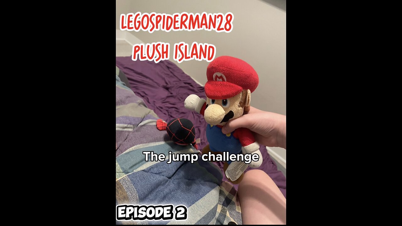 Legospiderman28 plush island. episode 2 the jump challenge
