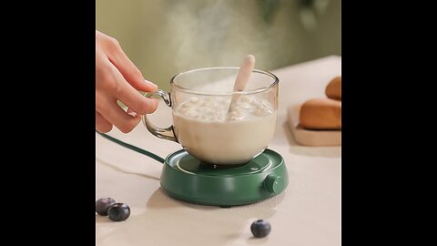 Electric Coffee Mug Warmer, with 3 Adjustable Temperatures & Auto Shut Off, for Tea, Coffee & Milk