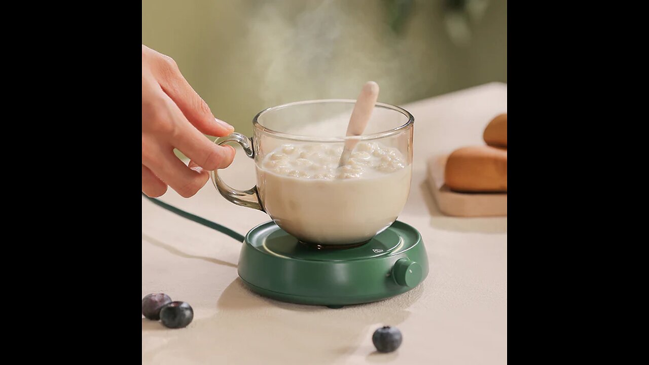 Electric Coffee Mug Warmer, with 3 Adjustable Temperatures & Auto Shut Off, for Tea, Coffee & Milk